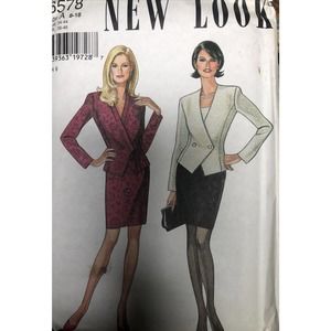 Ladies Dress Pattern New Look #6578 Size A (8-18) UNCUT